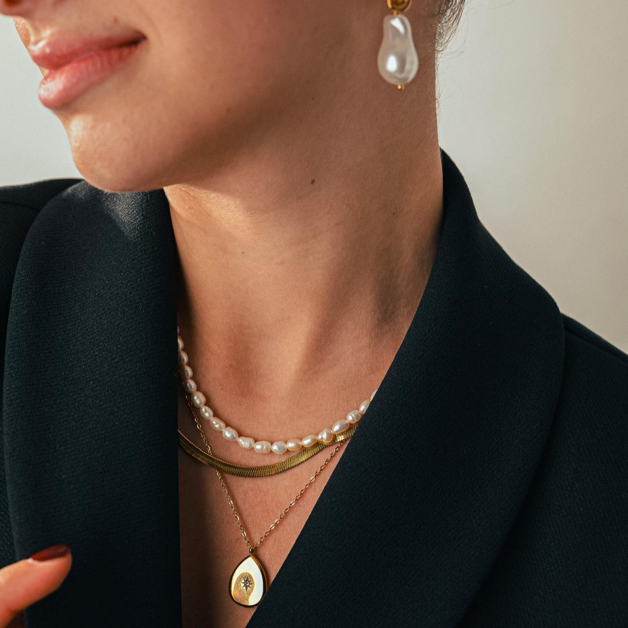 Freshwater Pearl Chain Necklace