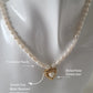 Collier Golden Heart Pearl