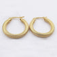 Gold plated earings