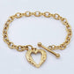 Gold plated bracelet