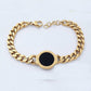 Gold plated bracelet