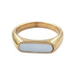 White Shell Ring