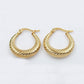 Gold plated earings