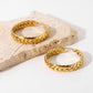 Gold plated earings