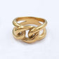 Gold plated ring