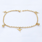 Gold plated anklet